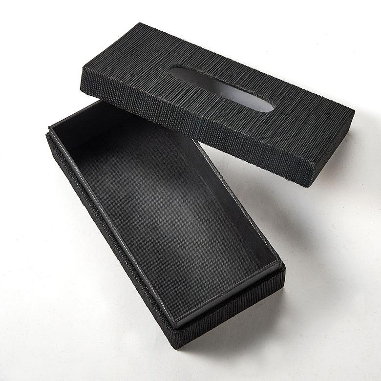 ティッシュケース 蓋付き レギュラーサイズ 箱 ティッシュカバー メンドン 天然素材 ソフトパック コンパクト ティッシュ 14210 | ELEMENTS（インテリア） | 16