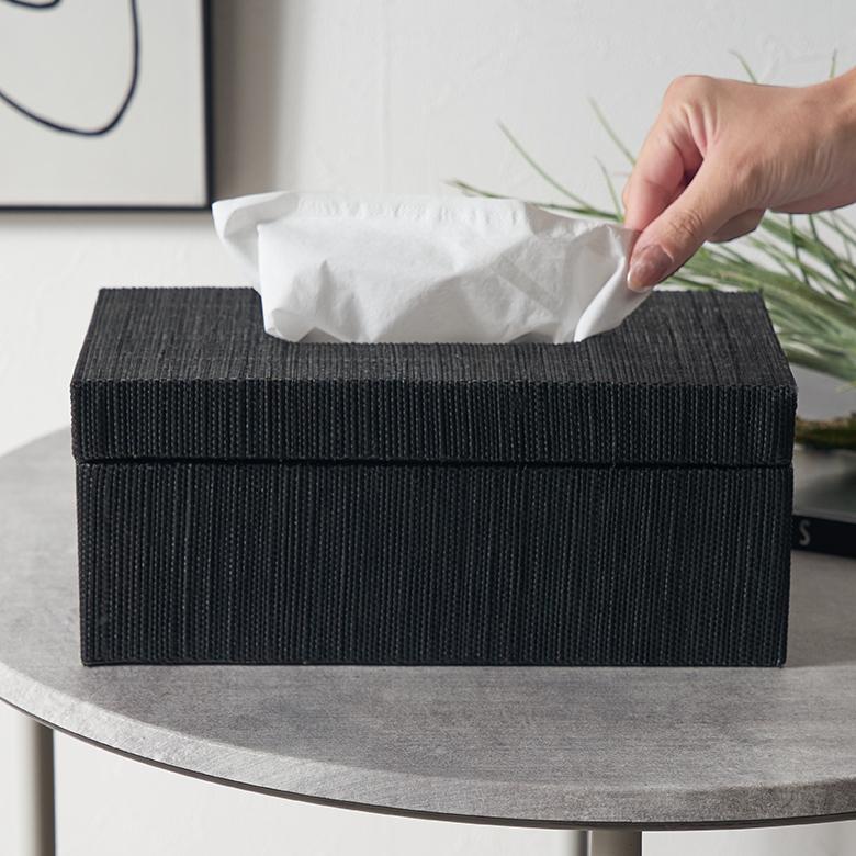 蓋付き ティッシュケース 厚型対応 ティッシュカバー メンドン 天然素材 Lサイズ ボックス 卓上 おしゃれ 北欧 リゾート 雑貨 インテリア 西海岸 14211 | ELEMENTS（インテリア） | 07
