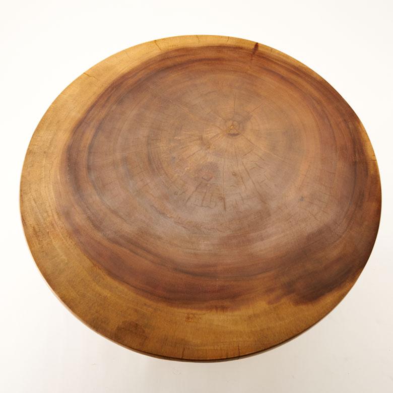 サイドテーブル 丸 無垢 ナイトテーブル 木製 無垢材 テーブル 円形 ラウンド カフェテーブル 高さ50cm おしゃれ ソファテーブル 天然木 北欧 西海岸 14227 | ELEMENTS（インテリア） | 13