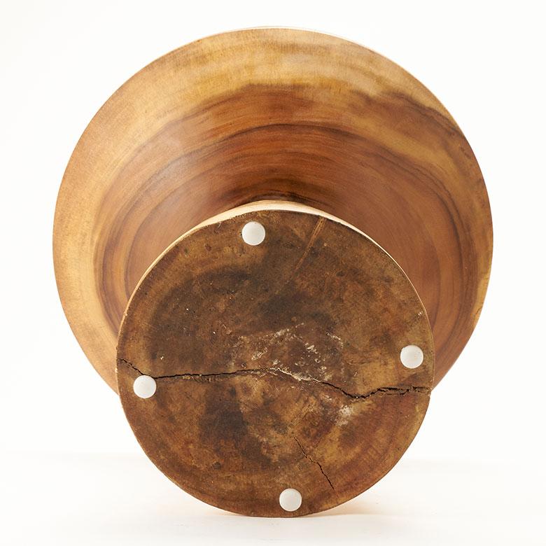 サイドテーブル 丸 無垢 ナイトテーブル 木製 無垢材 テーブル 円形 ラウンド カフェテーブル 高さ50cm おしゃれ ソファテーブル 天然木 北欧 西海岸 14227 | ELEMENTS（インテリア） | 14