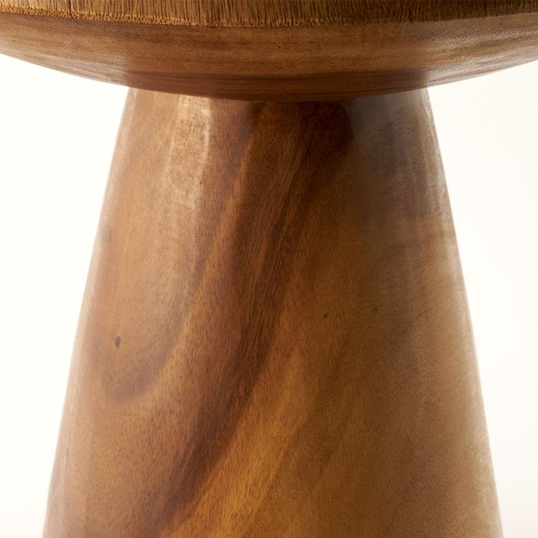 サイドテーブル 丸 無垢 ナイトテーブル 木製 無垢材 テーブル 円形 ラウンド カフェテーブル 高さ50cm おしゃれ ソファテーブル 天然木 北欧 西海岸 14227 | ELEMENTS（インテリア） | 15