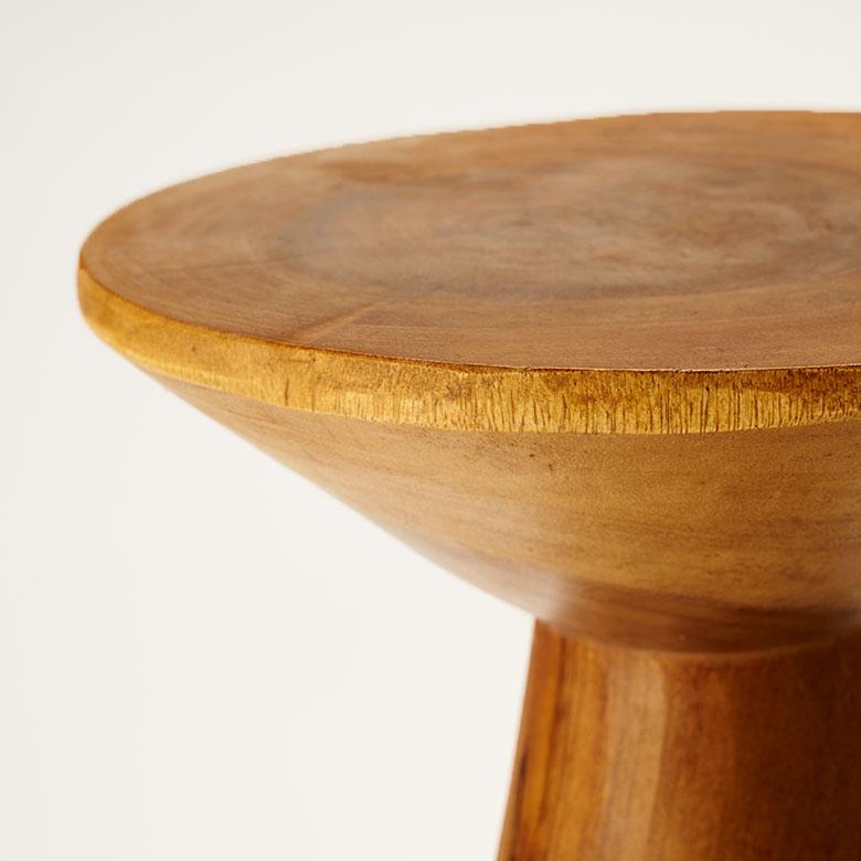 サイドテーブル スリム テーブル 円形 カフェテーブル 丸 無垢 ウッド 天然木 ラウンド 直径25cm おしゃれ ソファテーブル 木製 スワー 北欧 西海岸 14228 | ELEMENTS（インテリア） | 12