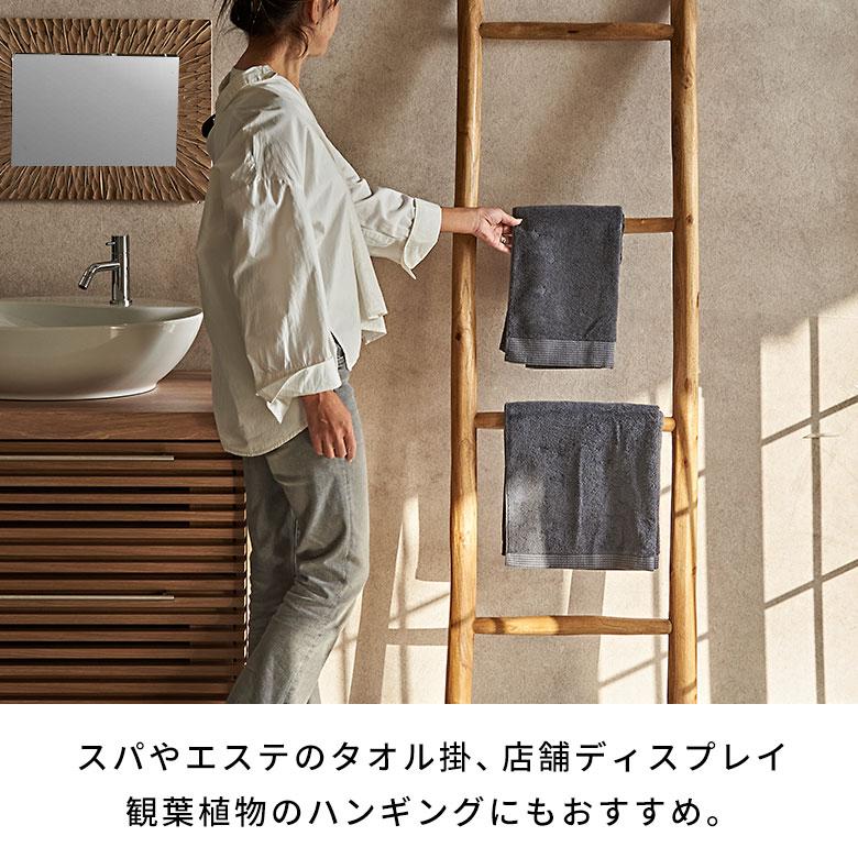 ELEMENTS ラダーラック 木製 ラダーハンガー ハンガーラック 立てかけ