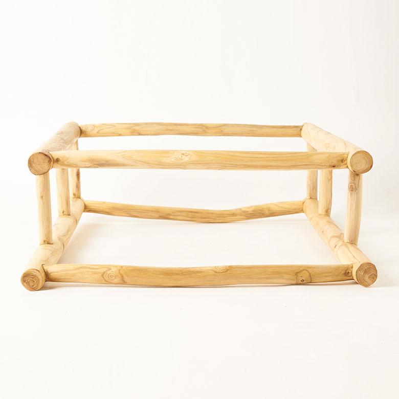 タオルハンガースタンド タオルハンガー 2連 タオル干し スタンド 天然木 タオル掛け 無垢材 タオルスタンド 洗面所 バスタオル チーク材 北欧 西海岸 14231 | ELEMENTS（インテリア） | 16