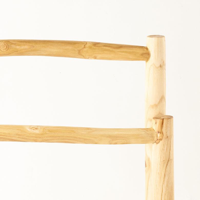 タオルハンガースタンド タオルハンガー 2連 タオル干し スタンド 天然木 タオル掛け 無垢材 タオルスタンド 洗面所 バスタオル チーク材 北欧 西海岸 14231 | ELEMENTS（インテリア） | 17