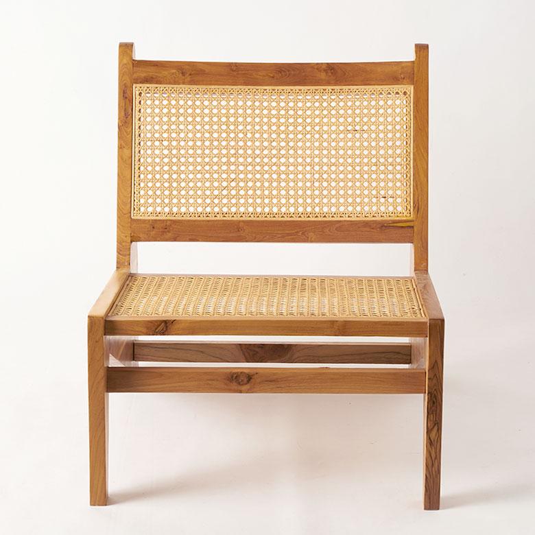 ラタン ラウンジチェア ラタンチェア 椅子 リビングチェア 一人用 デザインチェア チーク材 イージーチェア リプロダクト チェア おしゃれ 北欧 西海岸 14233 | ELEMENTS（インテリア） | 12