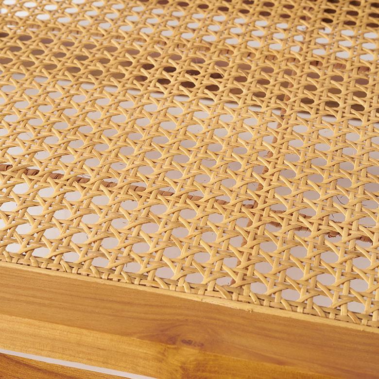 ラタン ラウンジチェア ラタンチェア 椅子 リビングチェア 一人用 デザインチェア チーク材 イージーチェア リプロダクト チェア おしゃれ 北欧 西海岸 14233 | ELEMENTS（インテリア） | 14