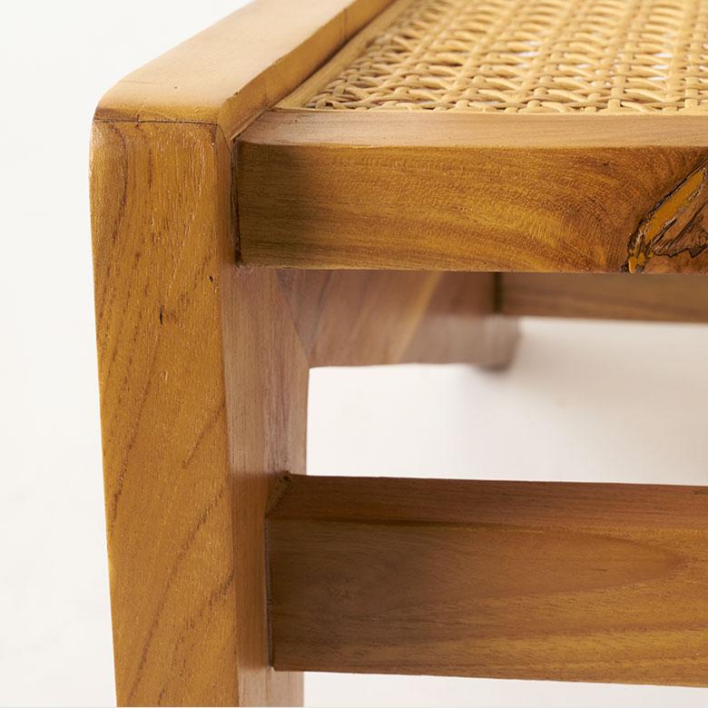 ラタン ラウンジチェア ラタンチェア 椅子 リビングチェア 一人用 デザインチェア チーク材 イージーチェア リプロダクト チェア おしゃれ 北欧 西海岸 14233 | ELEMENTS（インテリア） | 15