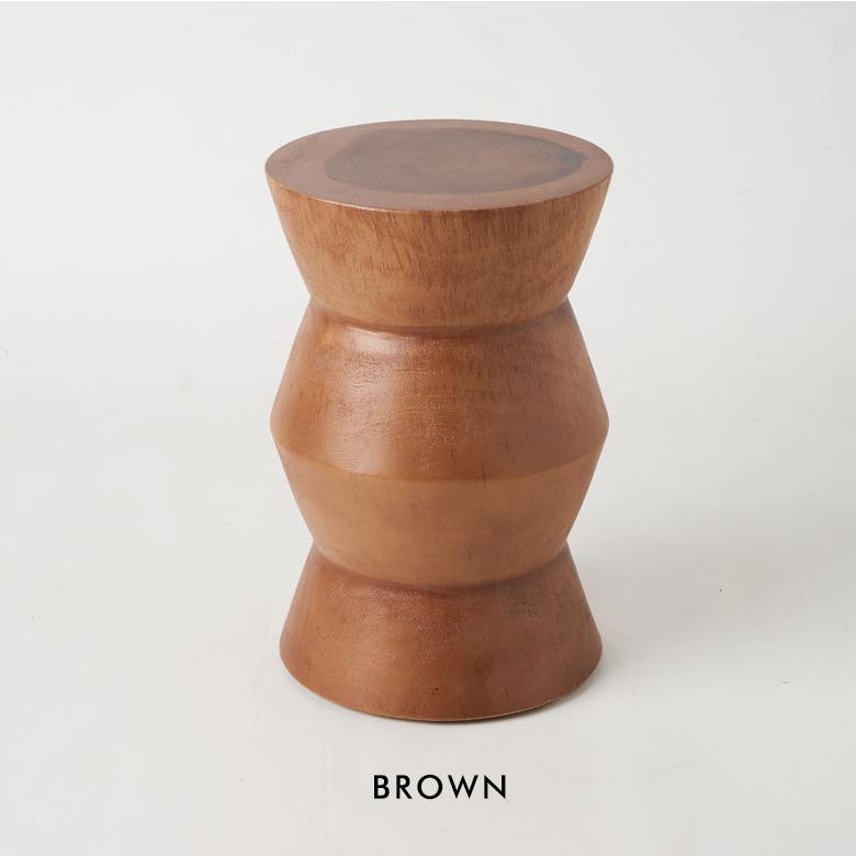 スツール 木製 丸 丸椅子 天然木 サイドテーブル おしゃれ モンキーポッド ウッドスツール フラワースタンド 北欧 リゾート 家具 インテリア 室内 西海岸 14237 | ELEMENTS（インテリア） | 13