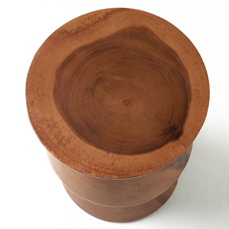 スツール 木製 丸 丸椅子 天然木 サイドテーブル おしゃれ モンキーポッド ウッドスツール フラワースタンド 北欧 リゾート 家具 インテリア 室内 西海岸 14237 | ELEMENTS（インテリア） | 17