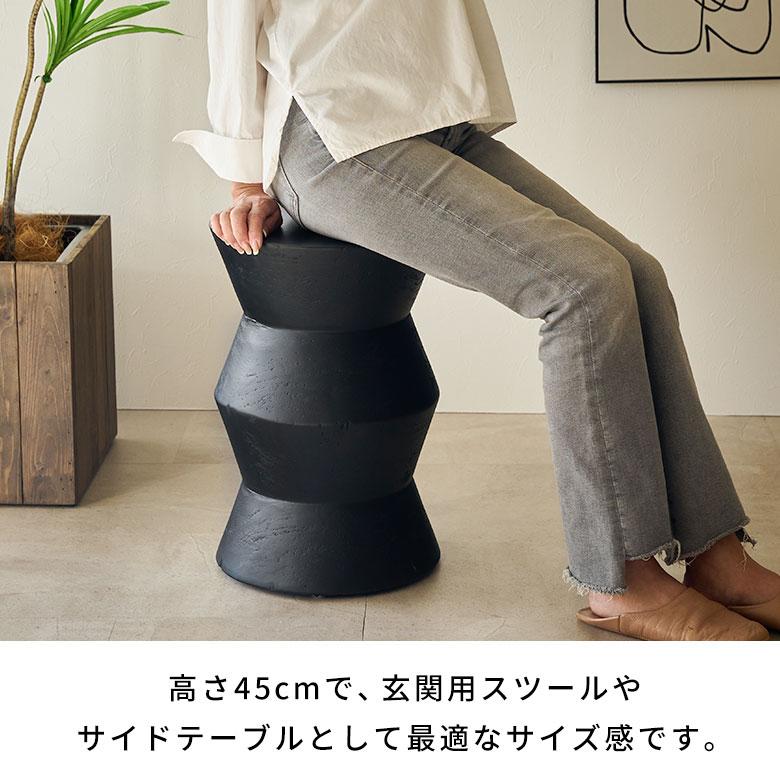 スツール 木製 丸 丸椅子 天然木 サイドテーブル おしゃれ モンキーポッド ウッドスツール フラワースタンド 北欧 リゾート 家具 インテリア 室内 西海岸 14237 | ELEMENTS（インテリア） | 07