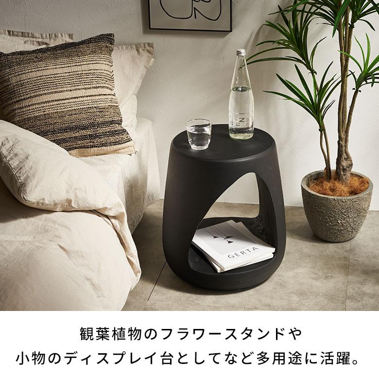 スツール 木製 丸 丸椅子 天然木 サイドテーブル おしゃれ モンキーポッド ウッドスツール フラワースタンド 北欧 リゾート 家具 インテリア 室内 西海岸 14238 | ELEMENTS（インテリア） | 09