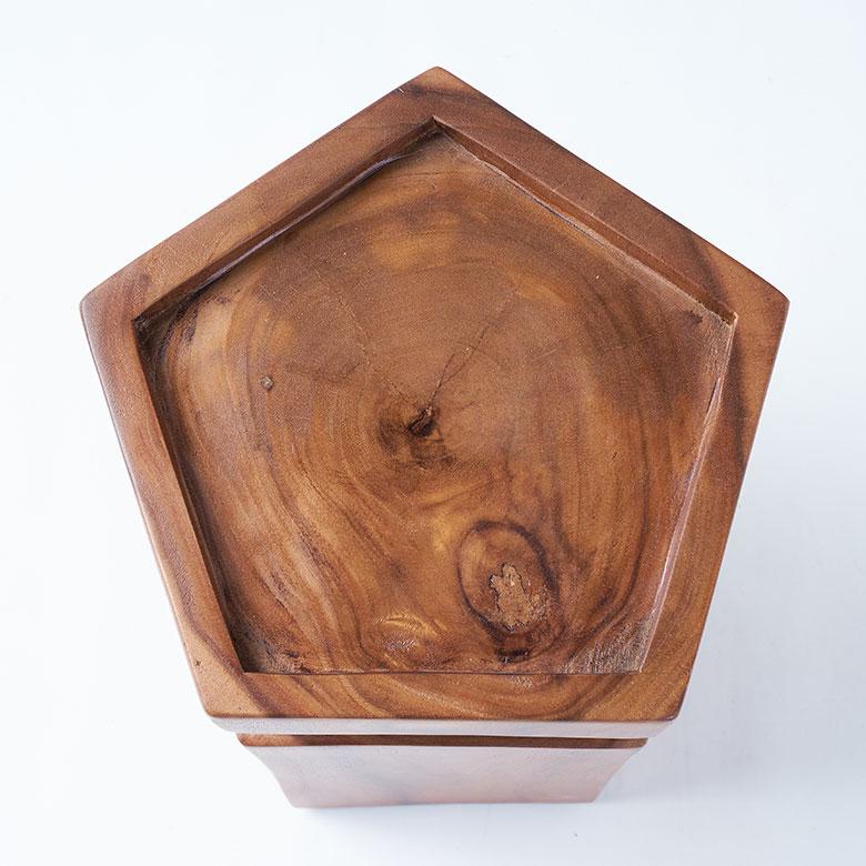 スツール 木製 丸 六角 天然木 サイドテーブル おしゃれ モンキーポッド ウッドスツール 無垢 フラワースタンド 木 北欧 リゾート 家具 インテリア 西海岸 14239 | ELEMENTS（インテリア） | 12