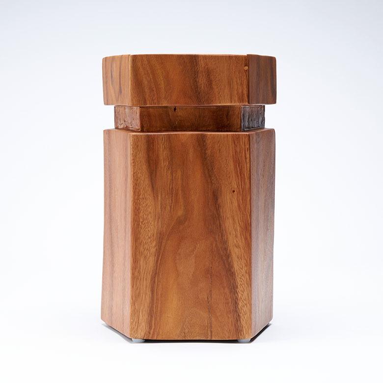 スツール 木製 丸 六角 天然木 サイドテーブル おしゃれ モンキーポッド ウッドスツール 無垢 フラワースタンド 木 北欧 リゾート 家具 インテリア 西海岸 14239 | ELEMENTS（インテリア） | 15