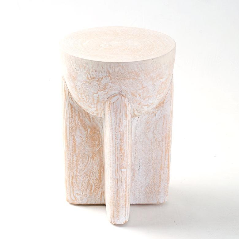 スツール 木製 丸 円柱 天然木 サイドテーブル おしゃれ モンキーポッド ウッドスツール 無垢 フラワースタンド 北欧 リゾート 家具 インテリア 西海岸 14241 | ELEMENTS（インテリア） | 11