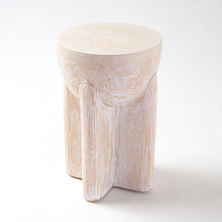 スツール 木製 丸 円柱 天然木 サイドテーブル おしゃれ モンキーポッド ウッドスツール 無垢 フラワースタンド 北欧 リゾート 家具 インテリア 西海岸 14241 | ELEMENTS（インテリア） | 12