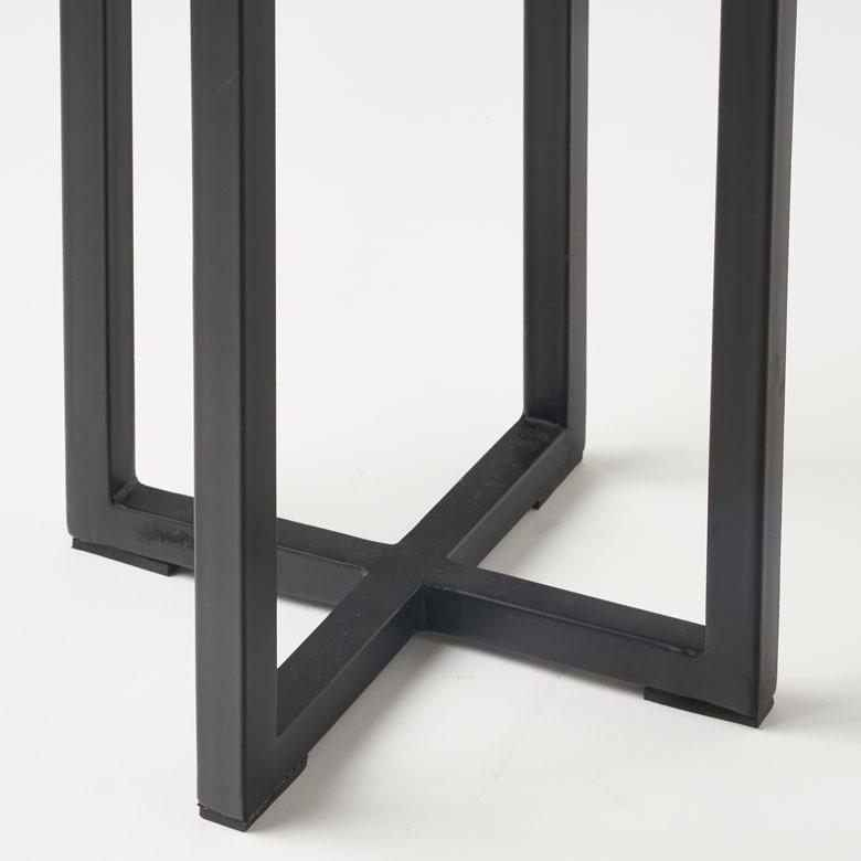 サイドテーブル おしゃれ 木製 アイアン 脚 ソファ テーブル ナイトテーブル 無垢 完成品 フラワースタンド 珪化木 北欧 リゾート 家具 インテリア 西海岸 14242 | ELEMENTS（インテリア） | 18