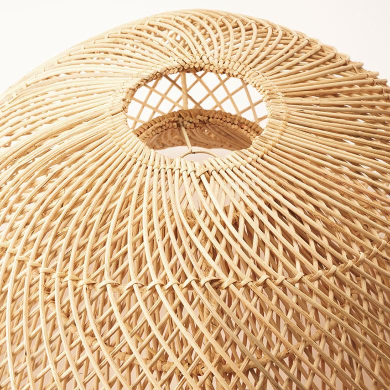 ランプシェード 傘のみ シェード ラタン 照明 籐 雲型 ペンダントライト 1灯 シーリング 照明器具 ランプ おしゃれ 北欧 リゾート インテリア 西海岸 14254 | ELEMENTS（インテリア） | 13