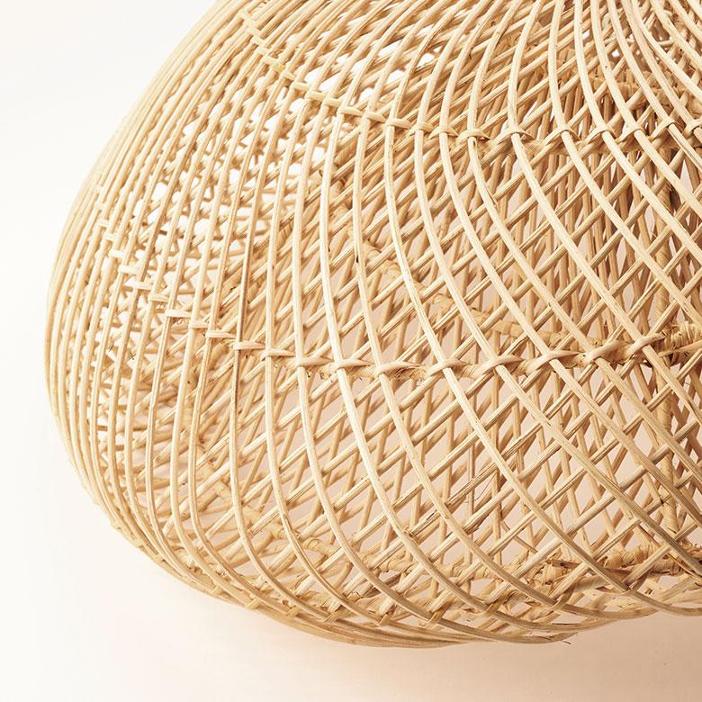 ランプシェード 傘のみ シェード ラタン 照明 籐 雲型 ペンダントライト 1灯 シーリング 照明器具 ランプ おしゃれ 北欧 リゾート インテリア 西海岸 14254 | ELEMENTS（インテリア） | 14