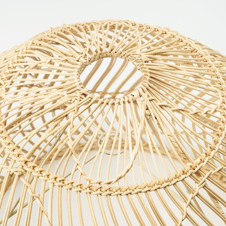 ランプシェード 傘のみ シェード ラタン 照明 籐 ドーム型 ペンダントライト シーリング 照明器具 ランプ おしゃれ 北欧 リゾート インテリア 西海岸 14255 | ELEMENTS（インテリア） | 13