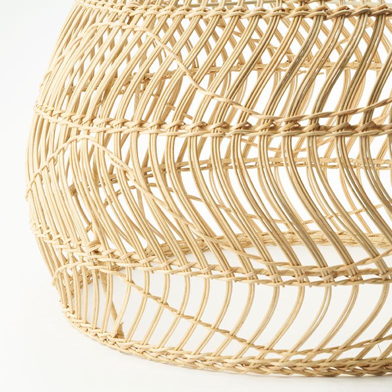 ランプシェード 傘のみ シェード ラタン 照明 籐 ドーム型 ペンダントライト シーリング 照明器具 ランプ おしゃれ 北欧 リゾート インテリア 西海岸 14255 | ELEMENTS（インテリア） | 14