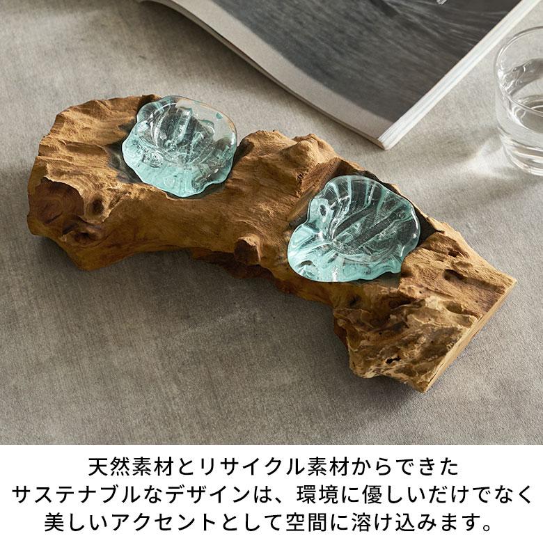 キャンドルホルダー ガラス 古木 インテリア オブジェ キャンドル ホルダー ろうそく 立て 置物 蝋燭 おしゃれ 北欧 リゾート 雑貨 インテリア 西海岸 14256 | ELEMENTS（インテリア） | 11