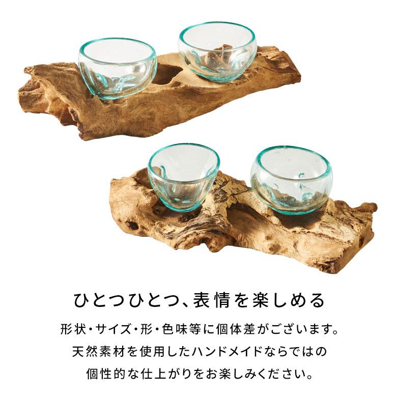 キャンドルホルダー ガラス 古木 インテリア オブジェ キャンドル ホルダー ろうそく 立て 置物 蝋燭 おしゃれ 北欧 リゾート 雑貨 インテリア 西海岸 14257 | ELEMENTS（インテリア） | 19