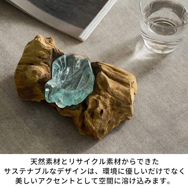 キャンドルホルダー ガラス 古木 インテリア オブジェ キャンドル ホルダー ろうそく 立て 置物 蝋燭 おしゃれ 北欧 リゾート 雑貨 インテリア 西海岸 14258 | ELEMENTS（インテリア） | 11