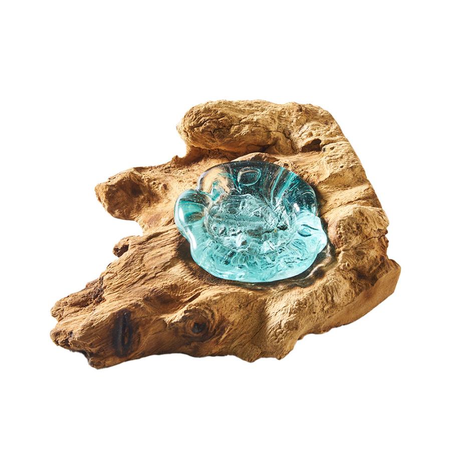 キャンドルホルダー ガラス 古木 インテリア オブジェ キャンドル ホルダー ろうそく 立て 置物 蝋燭 おしゃれ 北欧 リゾート 雑貨 インテリア 西海岸 14258 | ELEMENTS（インテリア） | 20