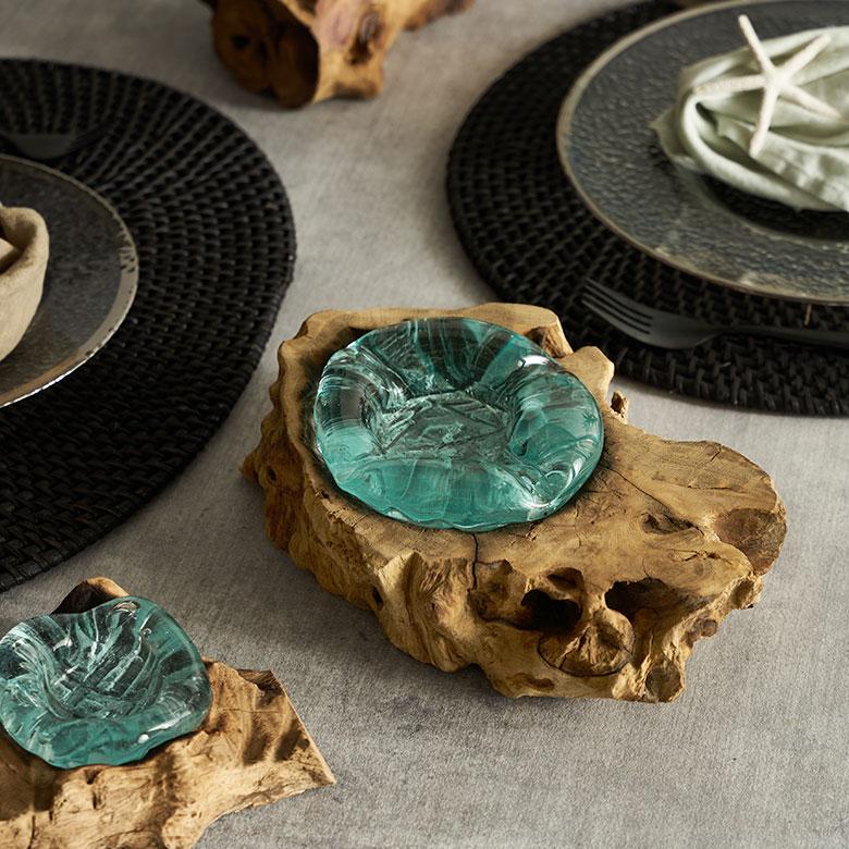 キャンドルホルダー ガラス 古木 インテリア オブジェ キャンドル ホルダー ろうそく 立て 置物 蝋燭 おしゃれ 北欧 リゾート 雑貨 インテリア 西海岸 14259 | ELEMENTS（インテリア） | 10