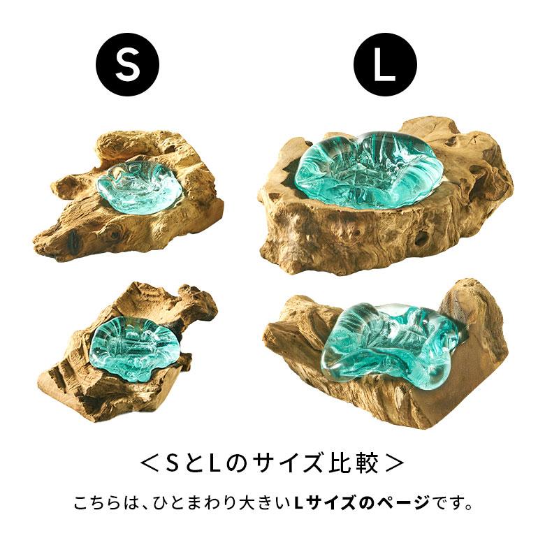 キャンドルホルダー ガラス 古木 インテリア オブジェ キャンドル ホルダー ろうそく 立て 置物 蝋燭 おしゃれ 北欧 リゾート 雑貨 インテリア 西海岸 14259 | ELEMENTS（インテリア） | 17