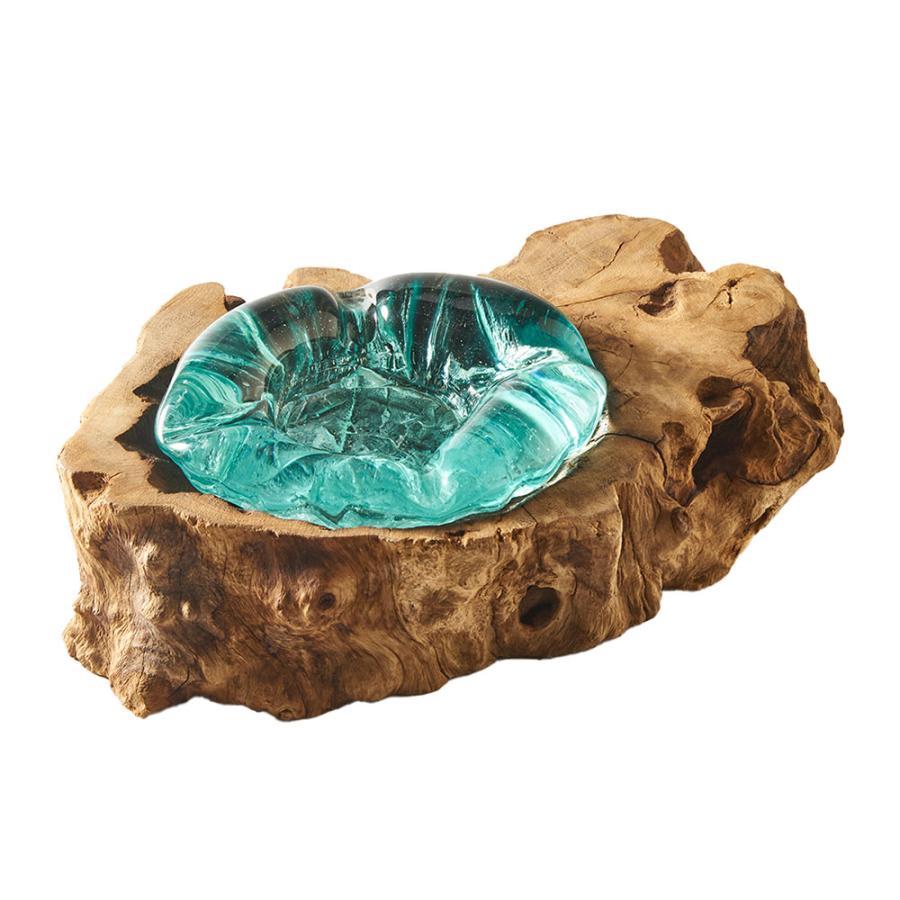 キャンドルホルダー ガラス 古木 インテリア オブジェ キャンドル ホルダー ろうそく 立て 置物 蝋燭 おしゃれ 北欧 リゾート 雑貨 インテリア 西海岸 14259 | ELEMENTS（インテリア） | 20