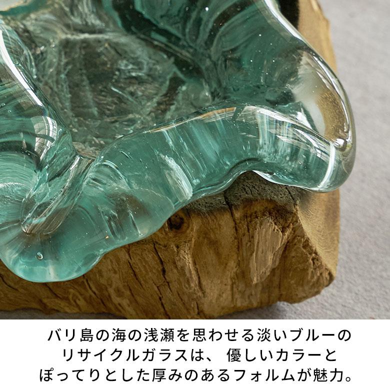 キャンドルホルダー ガラス 古木 インテリア オブジェ キャンドル ホルダー ろうそく 立て 置物 蝋燭 おしゃれ 北欧 リゾート 雑貨 インテリア 西海岸 14259 | ELEMENTS（インテリア） | 04