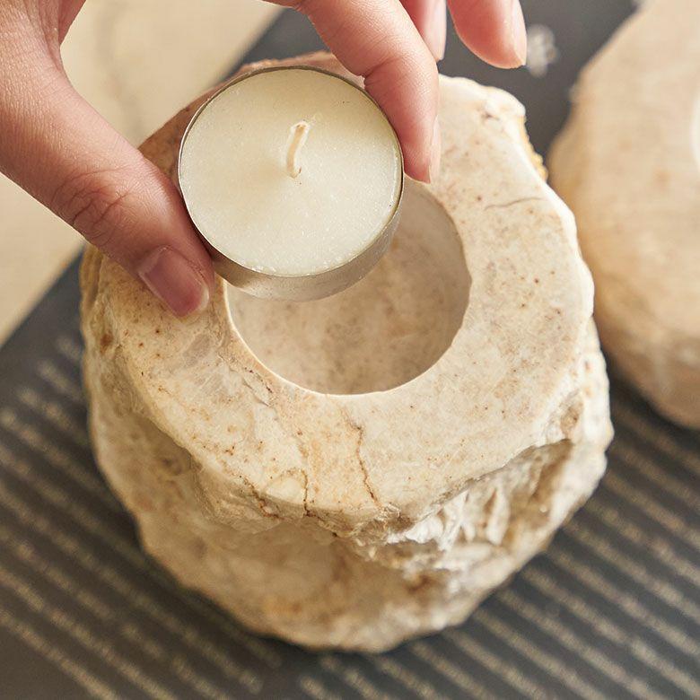 キャンドルホルダー おしゃれ 大理石 ろうそく立て 蝋燭立て テーパーキャンドルホルダー キャンドル おしゃれ 北欧 リゾート 雑貨 インテリア 西海岸 14262 | ELEMENTS（インテリア） | 07