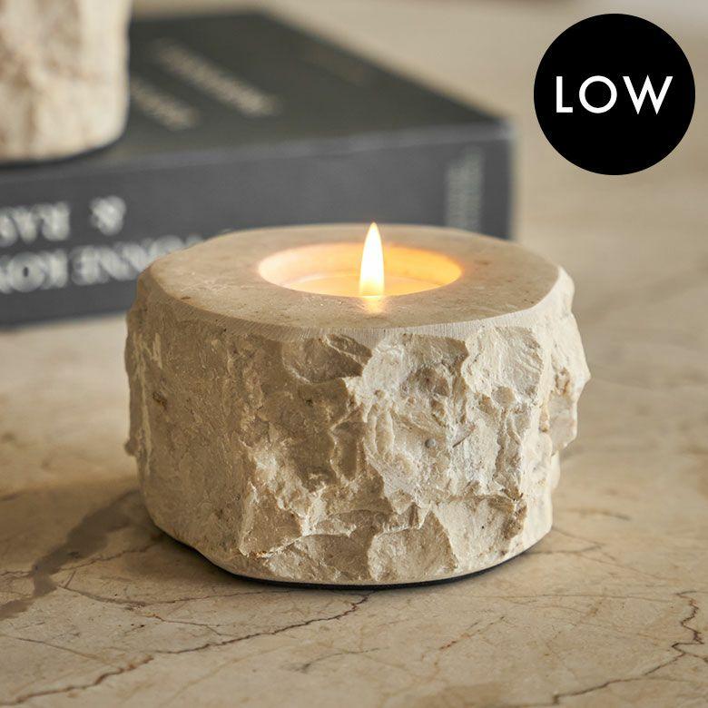 キャンドルホルダー おしゃれ 大理石 ろうそく立て 蝋燭立て テーパーキャンドルホルダー キャンドル おしゃれ 北欧 リゾート 雑貨 インテリア 西海岸 14263 | ELEMENTS（インテリア）