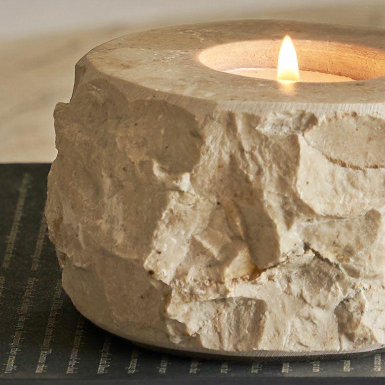 キャンドルホルダー おしゃれ 大理石 ろうそく立て 蝋燭立て テーパーキャンドルホルダー キャンドル おしゃれ 北欧 リゾート 雑貨 インテリア 西海岸 14263 | ELEMENTS（インテリア） | 02