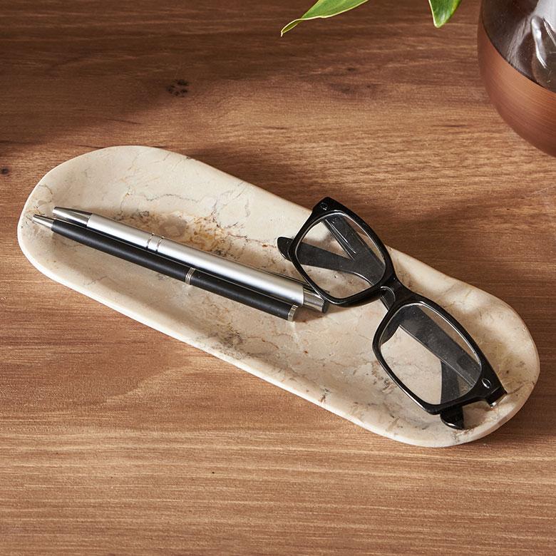 トレー 大理石 トレイ インテリアトレイ アクセサリー おしゃれ コイントレー 小物置き 玄関 鍵置き おしゃれ 北欧 リゾート 雑貨 インテリア 西海岸 14264 | ELEMENTS（インテリア） | 05