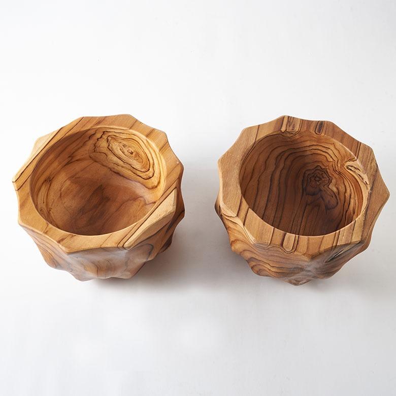 マルチボウル 木製 ボウル チーク材 木の器 ウッドボウル 小物置き オブジェ 置物 ディスプレイ 天然木 おしゃれ 北欧 リゾート 雑貨 インテリア 西海岸 14271 | ELEMENTS（インテリア） | 13
