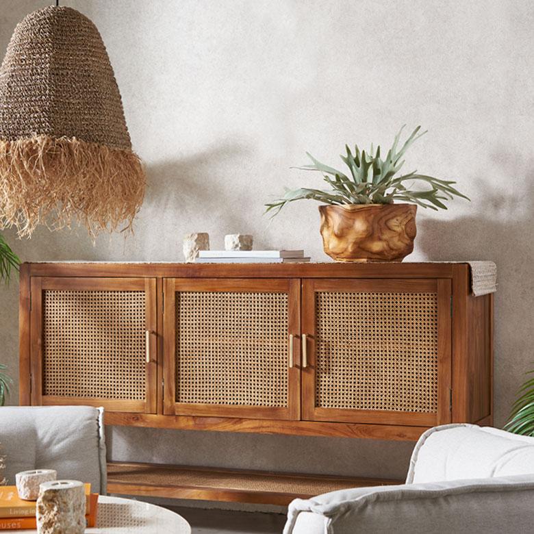 マルチボウル 木製 ボウル チーク材 木の器 ウッドボウル 小物置き オブジェ 置物 ディスプレイ 天然木 おしゃれ 北欧 リゾート 雑貨 インテリア 西海岸 14271 | ELEMENTS（インテリア） | 16