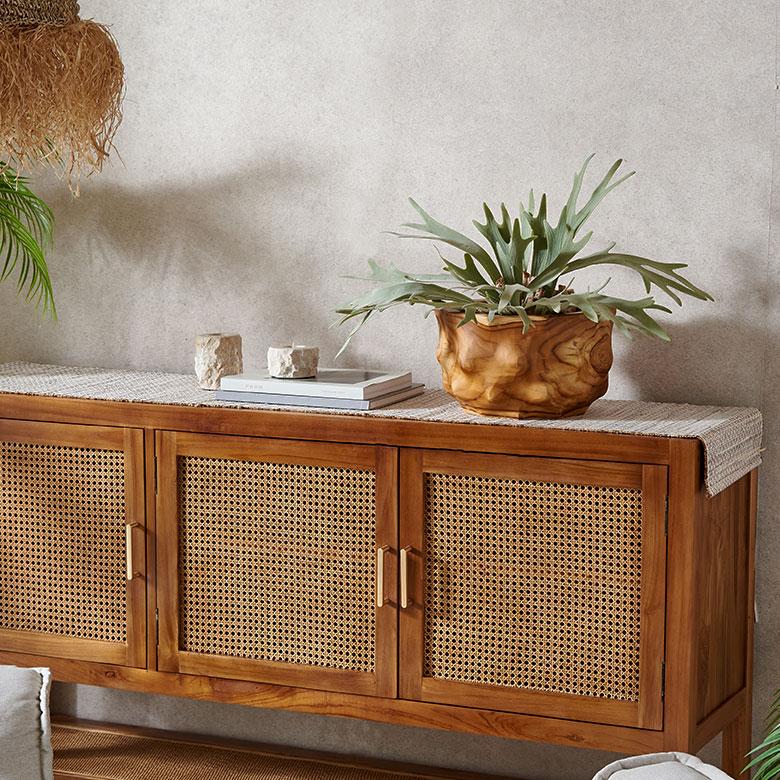 マルチボウル 木製 ボウル チーク材 木の器 ウッドボウル 小物置き オブジェ 置物 ディスプレイ 天然木 おしゃれ 北欧 リゾート 雑貨 インテリア 西海岸 14271 | ELEMENTS（インテリア） | 06