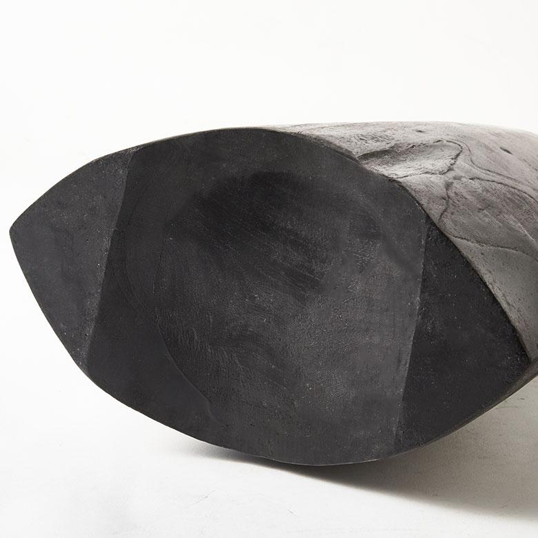 フラワーベース 木製 花瓶 大きい 黒 チーク材 造花 フェイクグリーン ブラック オブジェ ディスプレイ おしゃれ 北欧 リゾート 雑貨 インテリア 西海岸 14272 | ブランド登録なし | 18