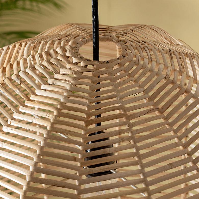 ランプシェード 傘のみ シェード ラタン 照明 籐 シェブロン ペンダントライト シーリング 照明器具 ランプ おしゃれ 北欧 リゾート インテリア 西海岸 14281 | ELEMENTS（インテリア） | 13
