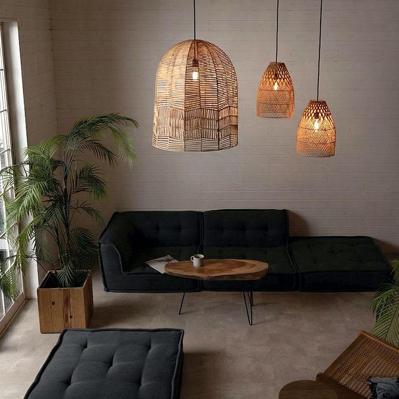 ランプシェード 傘のみ シェード ラタン 照明 籐 シェブロン ペンダントライト シーリング 照明器具 ランプ おしゃれ 北欧 リゾート インテリア 西海岸 14281 | ELEMENTS（インテリア） | 05
