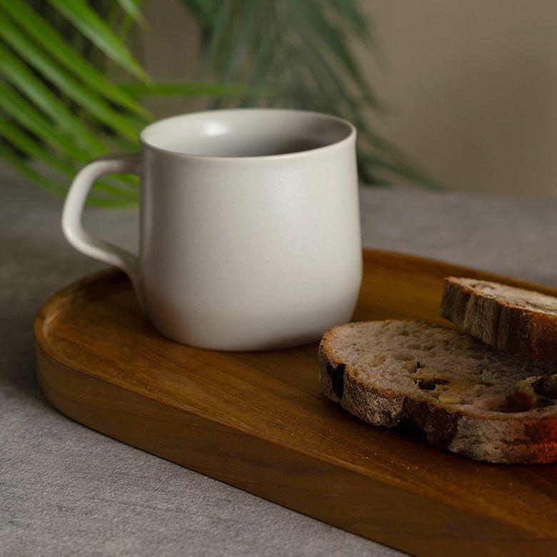 お盆 トレー おしゃれ 北欧 オーバル 楕円形 トレイ 配膳 ランチョンマット カフェ 天然木 木製 シンプル　持ち手 ワンプレート キッチントレー 西海岸 14287 |  | 17