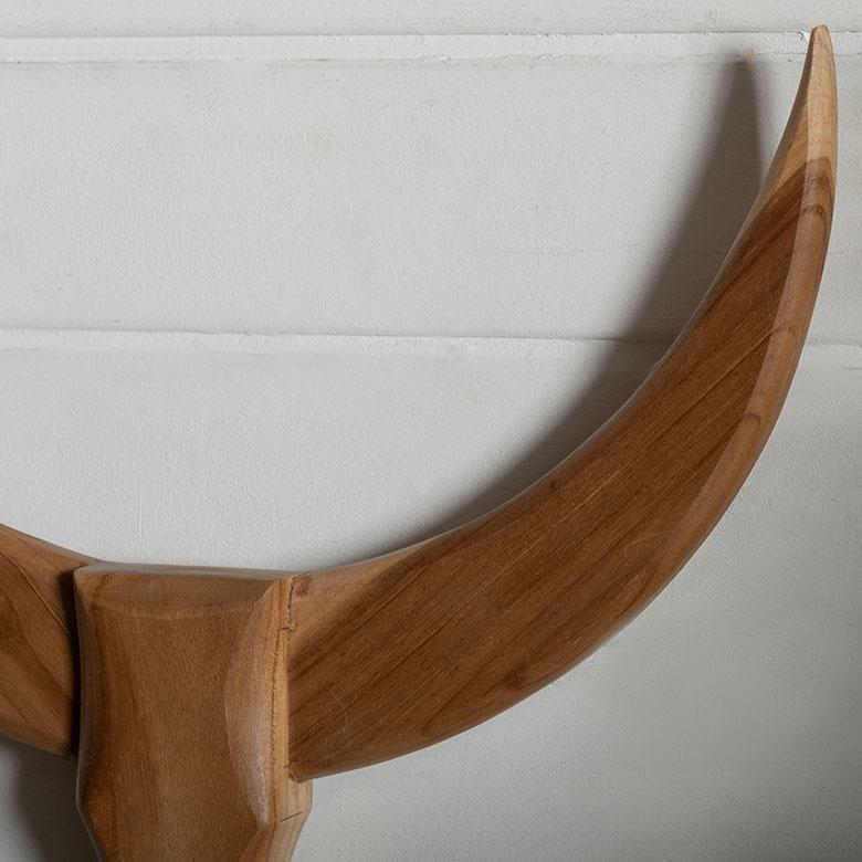 壁飾り ウォールデコ インテリア 壁掛け おしゃれ バッファローホーン 水牛の角 縁起物 北欧 韓国 シンプル モノトーン デコレーション 飾り付け 西海岸 14296 | ELEMENTS（インテリア） | 15