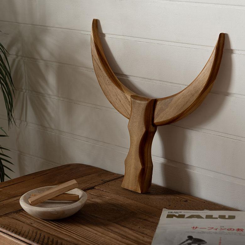 壁飾り ウォールデコ インテリア 壁掛け おしゃれ バッファローホーン 水牛の角 縁起物 北欧 韓国 シンプル モノトーン デコレーション 飾り付け 西海岸 14296 | ELEMENTS（インテリア） | 05