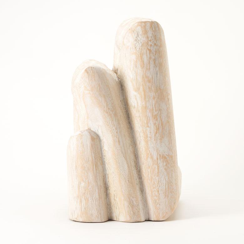オブジェ 置物 木製 スワールウッド 天然木 ウッド ディスプレイ 無垢 木彫り ハンドメイド 玄関 リビング おしゃれ 北欧 リゾート インテリア 西海岸 14305 | ELEMENTS（インテリア） | 14
