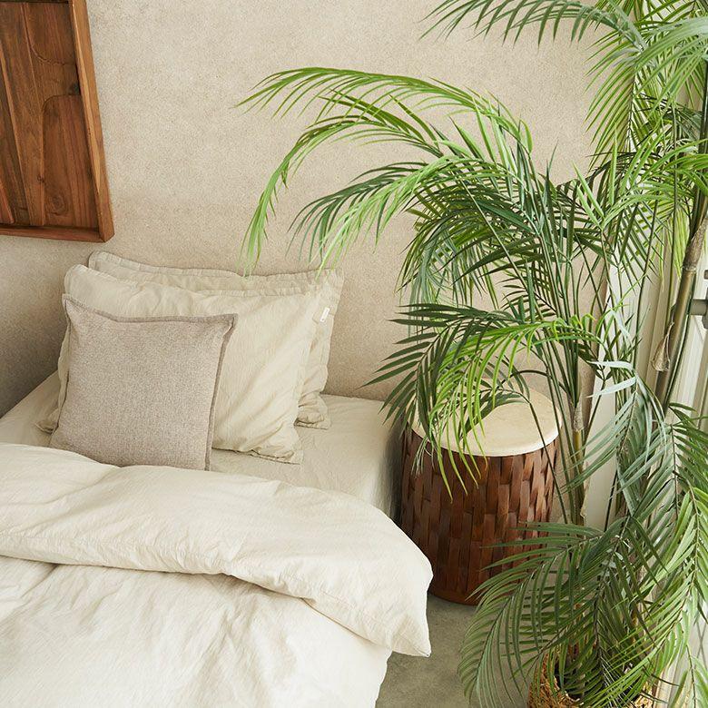 サイドテーブル 大理石 丸 木製 チーク材 リサイクルウッド 異素材 ナイトテーブル ウッド 無垢 テーブル おしゃれ 北欧 リゾート インテリア 西海岸 14308 | ELEMENTS（インテリア） | 14