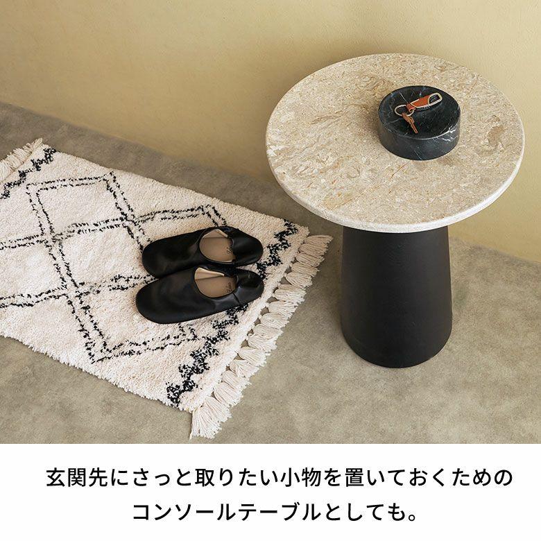 サイドテーブル 大理石 木製 丸 天然木 スワールウッド ナイトテーブル 完成品 ウッド 無垢 ミニ テーブル おしゃれ 北欧 リゾート インテリア 西海岸 14311 | ELEMENTS（インテリア） | 08