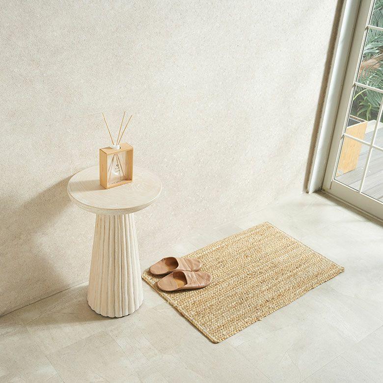 サイドテーブル 木製 丸 天然木 スワールウッド 彫刻 ナイトテーブル スリム 無垢 テーブル ソファ ウッド おしゃれ 北欧 リゾート インテリア 西海岸 14316 | ELEMENTS（インテリア） | 11